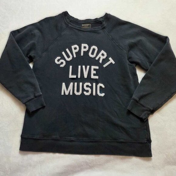 Original Retro Brand Tops - S Original Retro Band (from Anthropologie) Support Live Music sweatshirt